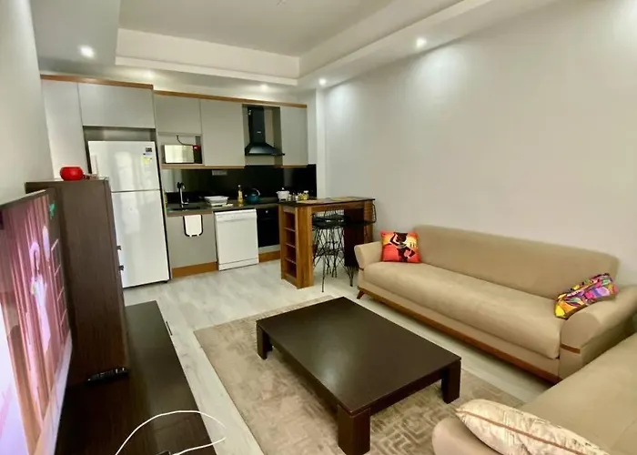 Stylish 1br Flat Pool View & 10 Min Walk To Apartamento Alanya