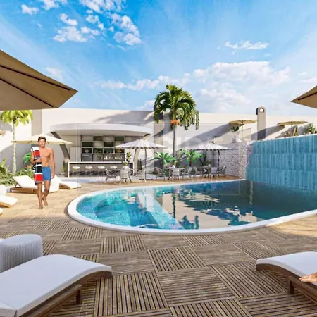 Daire Stylish 1br Flat Pool View & 10 Min Walk To Alanya